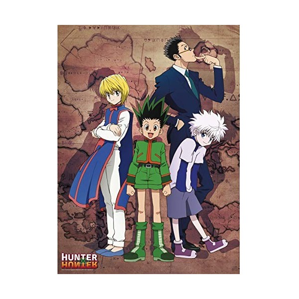 goodies Hunter x Hunter Poster Héros Roulé Filmé 52 x 38 