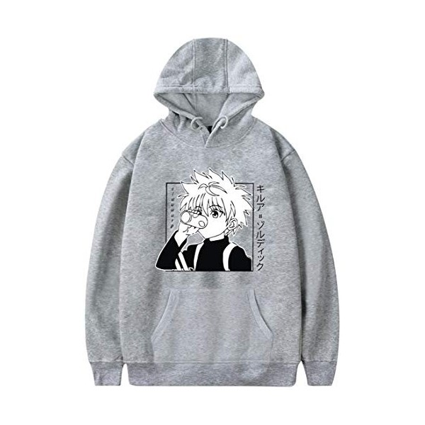 OLIPHEE Homme Sweat à Capuche Imprimé Graffiti Hoodie Ado Veste Manches Longues Pull Casual 01noir-1 XS