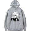 OLIPHEE Homme Sweat à Capuche Imprimé Graffiti Hoodie Ado Veste Manches Longues Pull Casual 01noir-1 XS