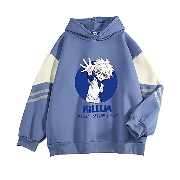 flowereyes Hunter X Hunter Hoodie Killua and Gon Hoodie Unisexe Hunter X Hunter T-Shirts Hoodie Harajuku Casual HxH Kurapika 