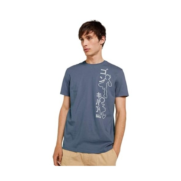 Springfield T- Shirt X Hunter, Bleu foncé, S Homme