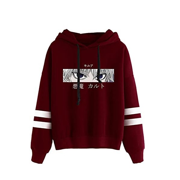cshsb Unisexe Hunter x Hunter Sweats à Capuche Manga pour Homme Femme Enfant Pull Cosplay Sweatshirt Hoodies Jacket Manteau a