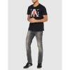 COTTON DIVISION MEHUNTXTS013 T-Shirt, Noir, S Homme