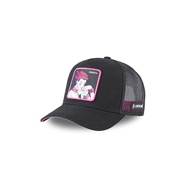 Casquette Homme & Femme Hunter X Hunter, Casquette Trucker, Hisoka, Toutes Les Saisons et sans Déformation, Noir, Taille TU