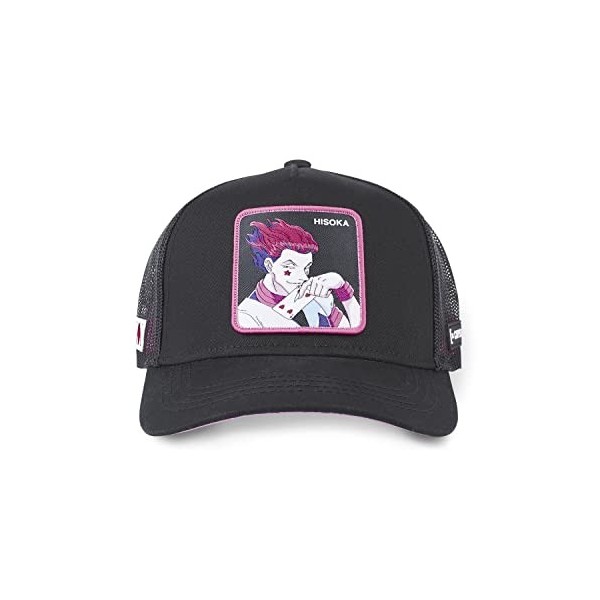 Casquette Homme & Femme Hunter X Hunter, Casquette Trucker, Hisoka, Toutes Les Saisons et sans Déformation, Noir, Taille TU