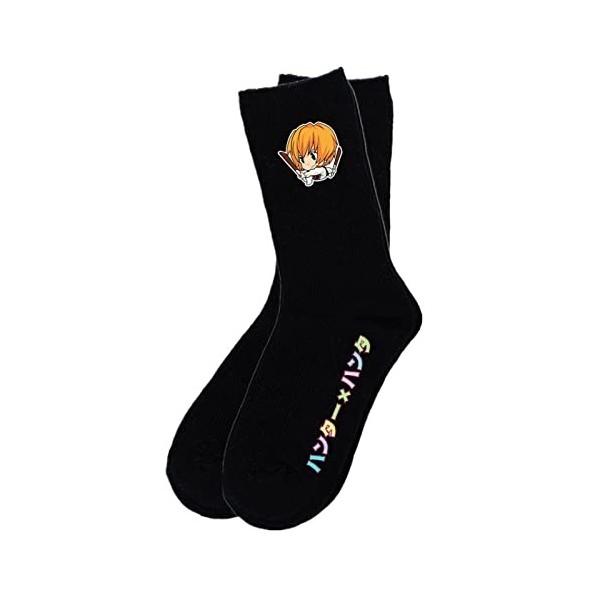 flowereyes Anime Hunter X Hunter Mens Calf Socks Adult Socks Sports Hisoka Kurapika Training Socks Killua Zoldyck Gon Freecs