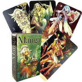 78PCS Tarot Divinatoire Traditionnel Manga Cartes De Tarot Manga Traditionnel Cartes De Tarot Manga Traditionnel Inspirées Pa