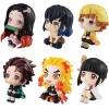 SPIRTUDE Figurines Demon Slayer, Lot de 6 Figurines daction Anime, Figurines zenitus rengoku Shinobu de Sugi tanijiro Figuri