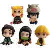 SPIRTUDE Figurines Demon Slayer, Lot de 6 Figurines daction Anime, Figurines zenitus rengoku Shinobu de Sugi tanijiro Figuri
