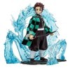 McFarlane Toys - Demon Slayer - Deluxe - Tanjiro Dixième Mouvement - Le Souffle de la lEau - 13 cm - Personnages de Mangas e