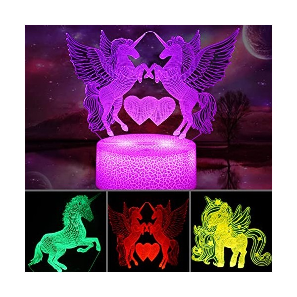 Likohee 5 in 1 Anime Demon Slayer Lamp Agatsuma Zenitsu Characters Lampe décorative avec télécommande, cadeau danniversaire 