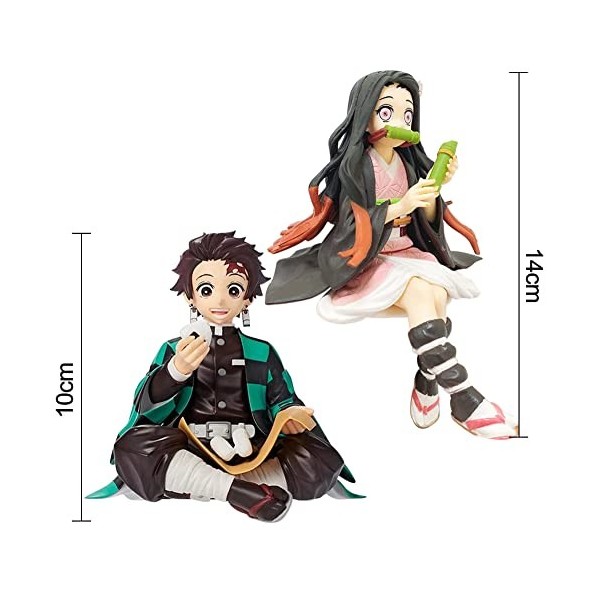 BESTZY Demon Slayer Action Figure dAnime Populaire Collection Modèle Jouet Statues Collectibles Ornements De Collecte Statue