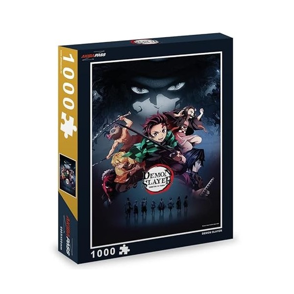Crunchyroll Demon Slayer-Kimetsu no Yaiba Puzzle, 448/88946, Argent Silver 