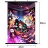 D-emon Slayer Poster Manga Poster Anime Mur Art Esthétique Chambre Décor Toile 15.7 x 23.6Pouces 40 x 60CM Affiche Défileme