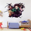 Grenric Autocollant mural Demon Slayer pour chambre denfant - Décoration murale autocollante - Pour fête danniversaire