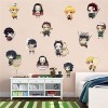 Grenric Autocollant mural Demon Slayer pour chambre denfant - Décoration murale autocollante - Pour fête danniversaire