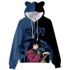 Demon Slayer Cosplay Costume Sweats Mignon Chat Oreille Sweats 3D Imprimé Dessin Animé Anime À Capuche Harajuku Streetwear Ka