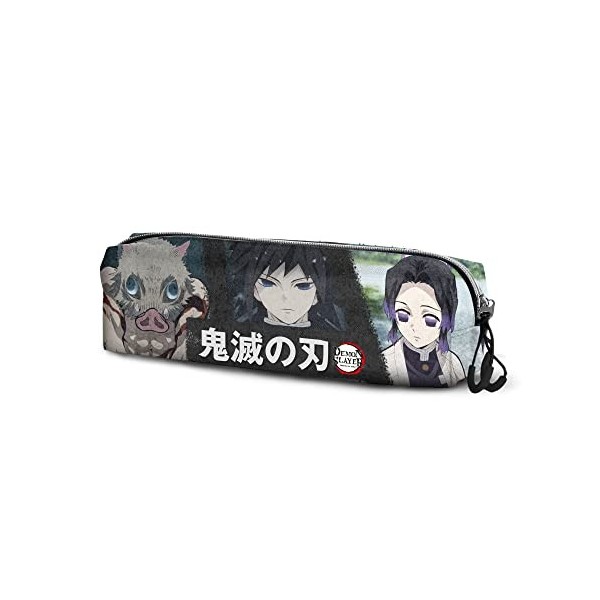 Demon Slayer Taisho-Trousse Carré FAN 2.0, Noir