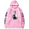 OLIPHEE Femmes Sweat à Capuche Anime Imprimé Sweatshirt Harajuku Streetwear Cosplay Costume 1Noir-3,XS 