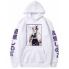 OLIPHEE Femmes Sweat à Capuche Anime Imprimé Sweatshirt Harajuku Streetwear Cosplay Costume 1Noir-3,XS 