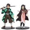 GENGUTOR Demon Slayer Figur, 2 Stück Demon Slayer Figuren, Anime Figuren, Anime Charakter Modellsammlung, Anime Demon Slayer 