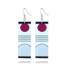 JinYu Kamado Tanjirous Lot de 2 boucles doreilles en acrylique par Demon Slayer Cosplay Accessoires, Acrylique