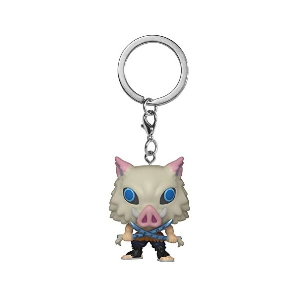 Funko Pop! Keychain: Demon Slayer - 7th Form Inosuke Hashibira - Mini-Figurine en Vinyle à Collectionner Porte-clés Fantaisie