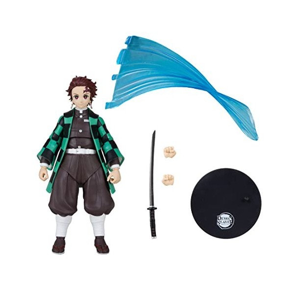 McFarlane Toys - Demon Slayer - Tanjiro Kamado - 18 cm - Personnages de Mangas et Animés - Dès 12 ans - Lansay