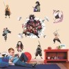 Autocollants muraux Demon Slayer pour chambre denfant, décoration murale darrière-plan de lanime, poster autocollant pour 