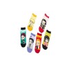 GuoqiaikSTO 4Pièces Chaussette Demon Slayer,Chaussettes Anime,Demon Slayer Coffret.Chaussette Femme Fantaisie.Le cadeau pour 
