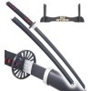 Demon Slayer Katana Tout en Bois Lame en Bois Kamado Epee Tanjiro Sabre Decoration Katana Tanjiro Kimetsu No Yaiba Cosplay + 