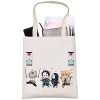 LEVLO Slayer Tanjirou Anime Cosplay Sac de maquillage avec fermeture éclair pour la famille et les amis, Slayer Tanjiro Sac, 