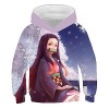 Yumenam Enfant Demon Slayer Sweat à Capuche Tanjirou Nezuko Imprimé Casual Hoodie Cosplay Déguisement dhalloween pour Garçon