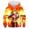 Yumenam Enfant Demon Slayer Sweat à Capuche Tanjirou Nezuko Imprimé Casual Hoodie Cosplay Déguisement dhalloween pour Garçon