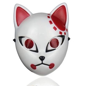 Ghzste Masque Demon Slayer - Anime japonais - Cosplay - Masque dHalloween - Masque de carnaval et de Pâques - Pour fête dHa