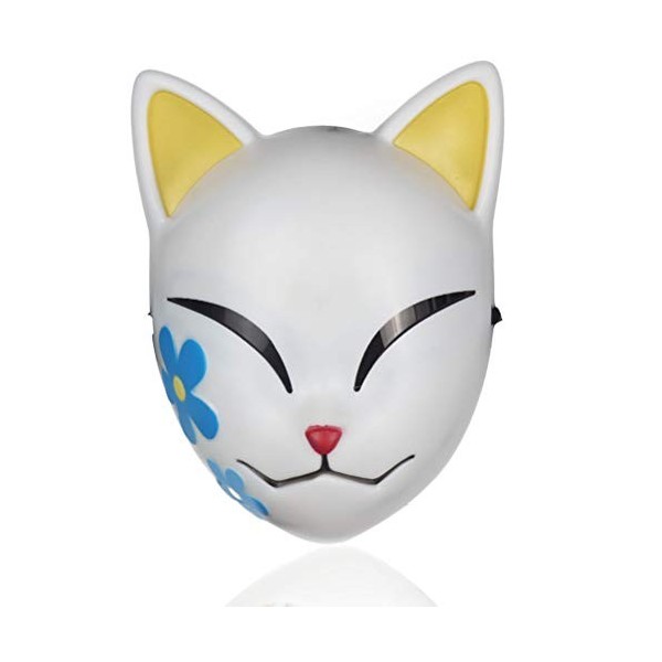 Ghzste Masque Demon Slayer - Anime japonais - Cosplay - Masque dHalloween - Masque de carnaval et de Pâques - Pour fête dHa