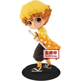 Banpresto Demon Slayer Kimetsu no Yaiba Q Posket Mini Figure Zenitsu Agatsuma Ver. A 14 cm
