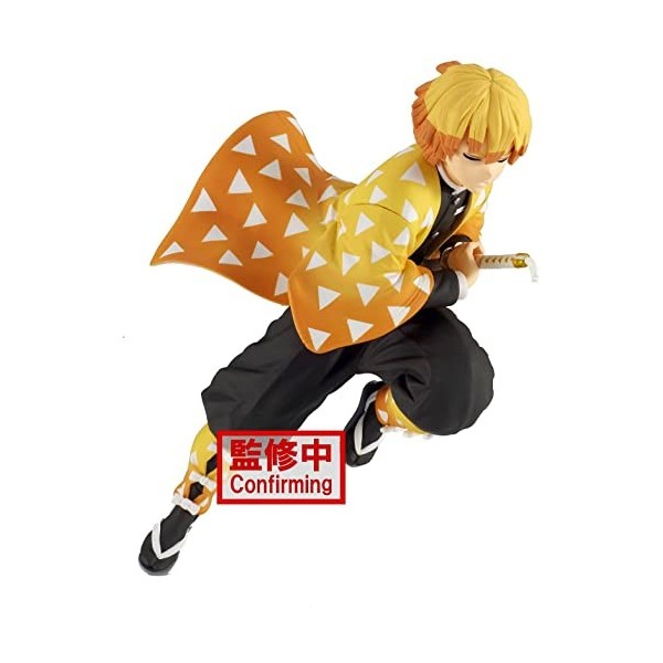 Banpresto Figura Zenitsu Agatsuma Vibration Star Demon Slayer Kimetsu no Yaiba 13cm