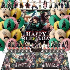 Nelton Fournitures de fête Demon Slayer 