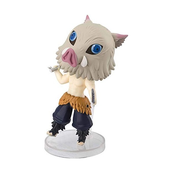 Bandai Tamashii Nations - Demon Slayer - Hashibira Inosuke, Bandai TamashiiNations Figuarts Mini BAS59507 Beige Taille Unique