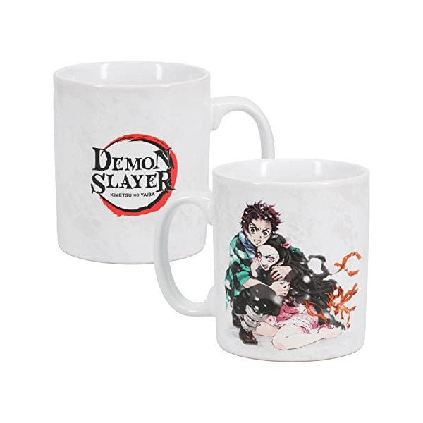 Paladone Demon Slayer Grande tasse à café en céramique | Produit sous licence officielle Anime Demon Slayer