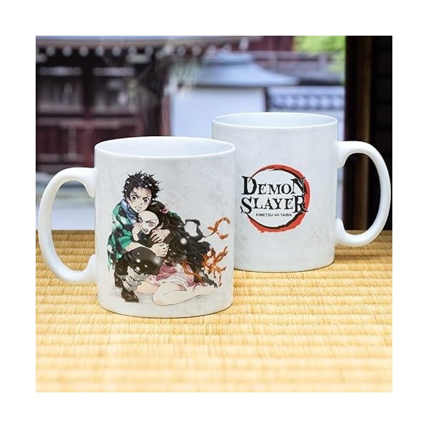Paladone Demon Slayer Grande tasse à café en céramique | Produit sous licence officielle Anime Demon Slayer