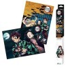 ABYSTYLE - DEMON SLAYER - Set 2 Chibi Posters - Groupe & Duo 52x38cm 