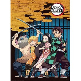 ABYSTYLE - DEMON SLAYER - Set 2 Chibi Posters - Groupe & Duo 52x38cm 