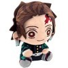 WKxinxuan Peluche Demon Slayer, Anime Poupées Demon Slayer, Animaux Jouet en Peluches Demon Slayer Blade Tanjiro Nezuko Assis
