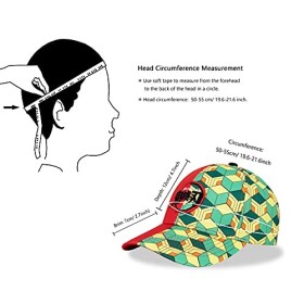 Roffatide Anime Demon Slayer Kamado Tanjirou Tomioka Giyuu Casquette De Baseball en Coton Brodé Réglable