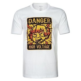 GMYG Demon Slayer Agatsuma Zenitsu Japonais Anime Graphique 100% Coton Premium Imprimé à Manches Courtes Hommes/Femmes T-Shir