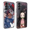 2 Pièces Coque pour Samsung Galaxy A14 5G 6.8" Antichoc Doux TPU Silicone Protection Housse, Étui de Téléphone Anime Demon Sl