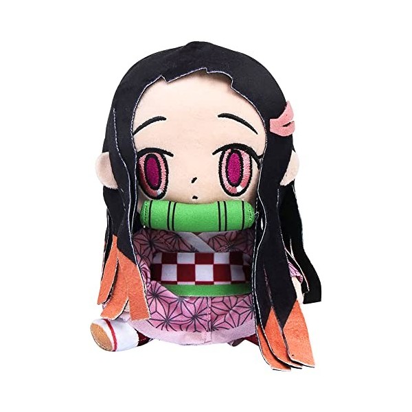 IFHDO Demon Slayer Poupée en Peluche Anime Nezuko Peluche Jouet Cadeau danniversaire Et de Noël Mignonne Jouets Peluche pour