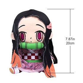 IFHDO Demon Slayer Poupée en Peluche Anime Nezuko Peluche Jouet Cadeau danniversaire Et de Noël Mignonne Jouets Peluche pour